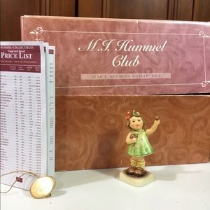 MI Hummel gift membership club with forever yours figurine original packaging.